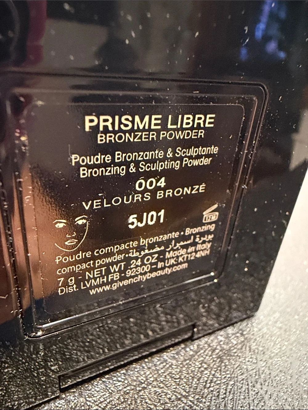 Givenchy Quad bronzer Palette in 004 velours bronze with brush